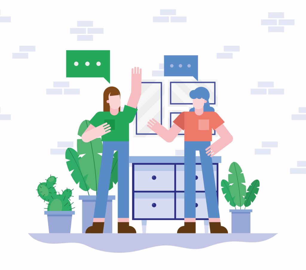 workplace harassment illustration vector